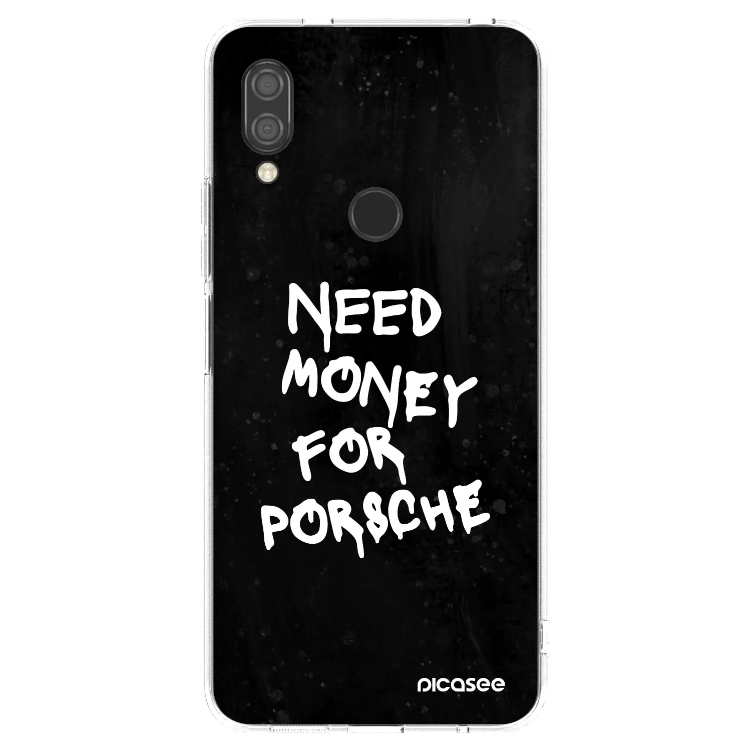 Picasee silikónový prehľadný obal pre Xiaomi Redmi 7 - Black Dollar