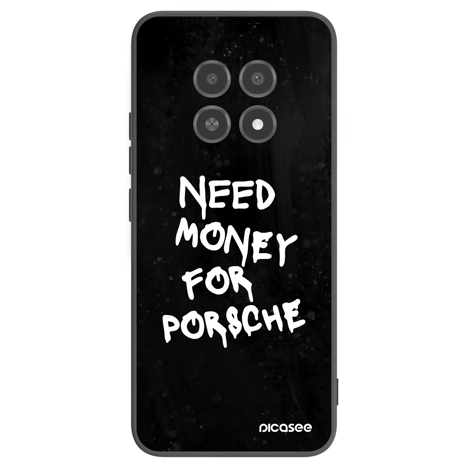 Picasee silikónový čierny obal pre Realme 12X - Black Dollar