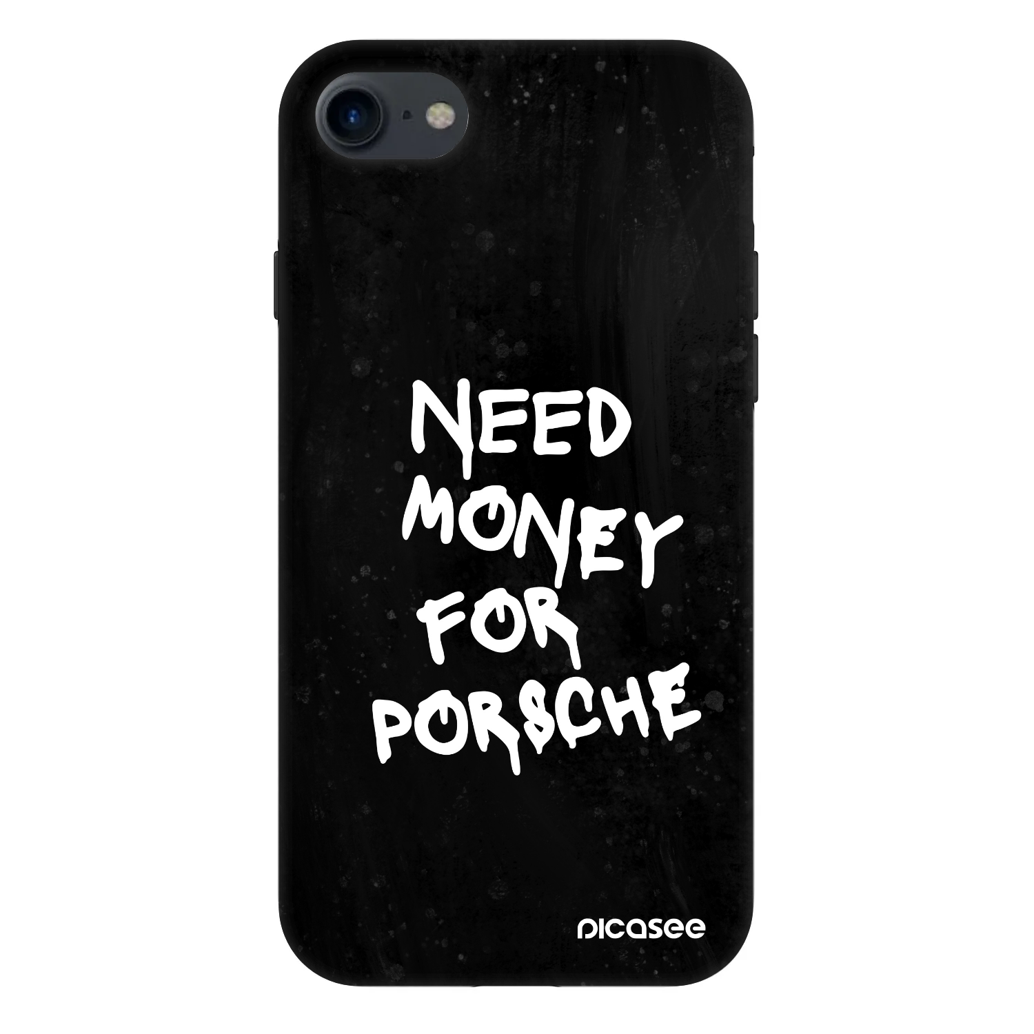 Picasee Fashion Case pre Apple iPhone 7 - Black Dollar