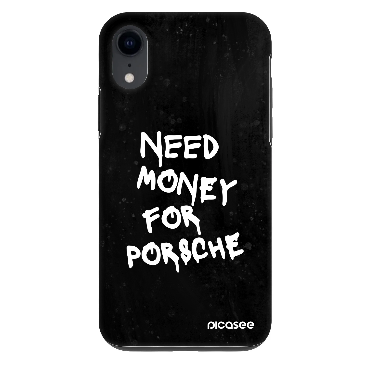 Picasee Fashion Case pre Apple iPhone XR - Black Dollar