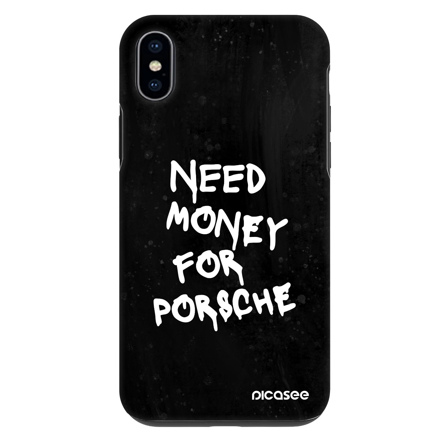 Picasee Fashion Case pre Apple iPhone XS Max - Black Dollar