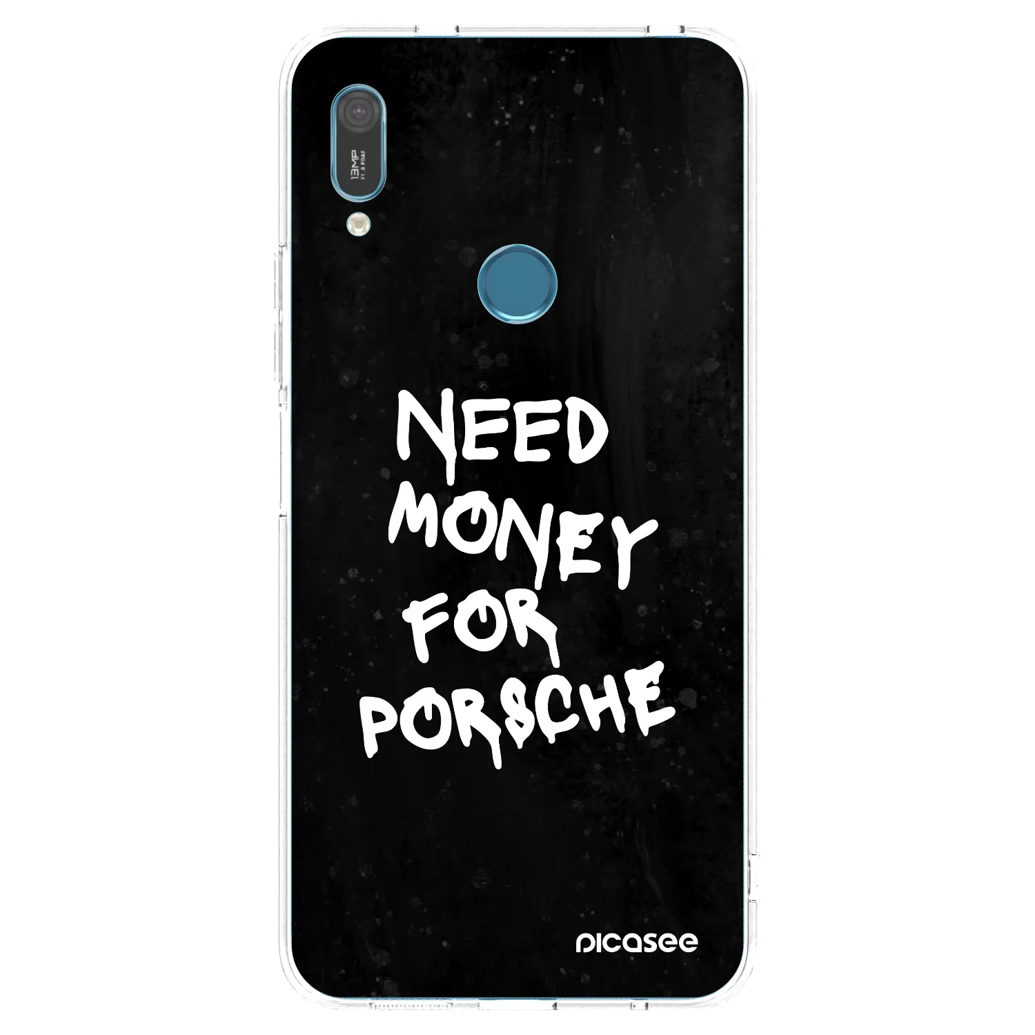 Picasee silikónový prehľadný obal pre Huawei Y6 2019 - Black Dollar
