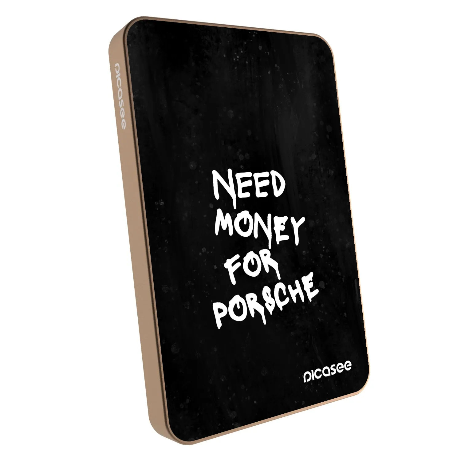 Picasee Powerbanka s MagSafe 5 000 mAh Zlatá - Black Dollar