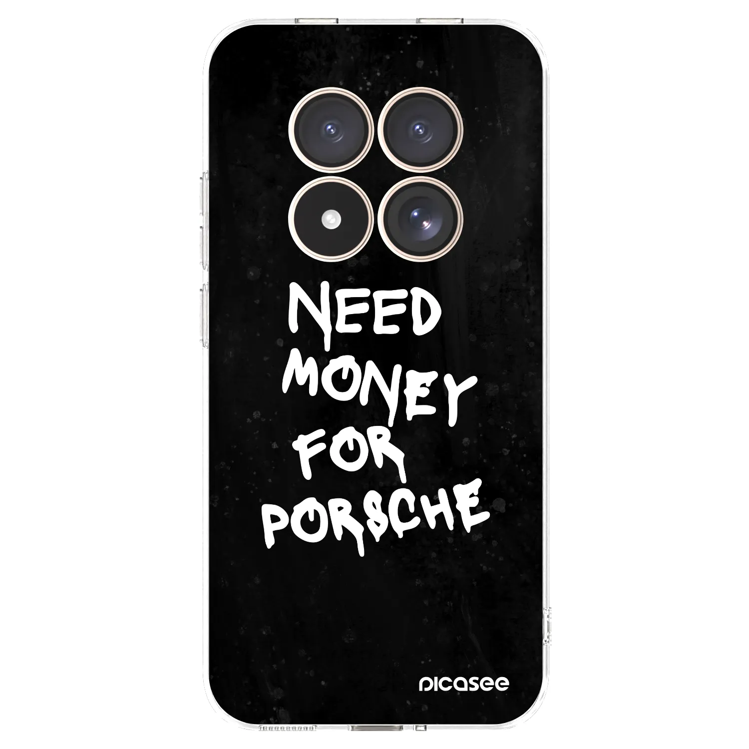 Picasee silikónový prehľadný obal pre Xiaomi Redmi Note 15 Pro 4G - Black Dollar