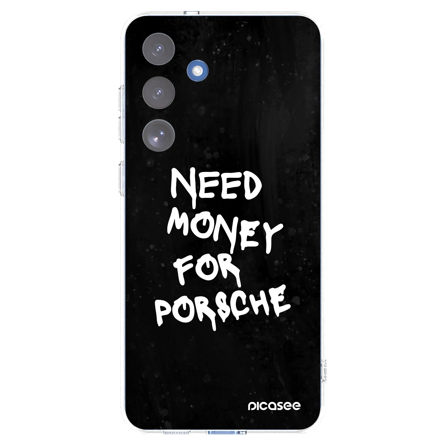 Picasee silikónový prehľadný obal pre Samsung Galaxy S25 FE 5G - Black Dollar