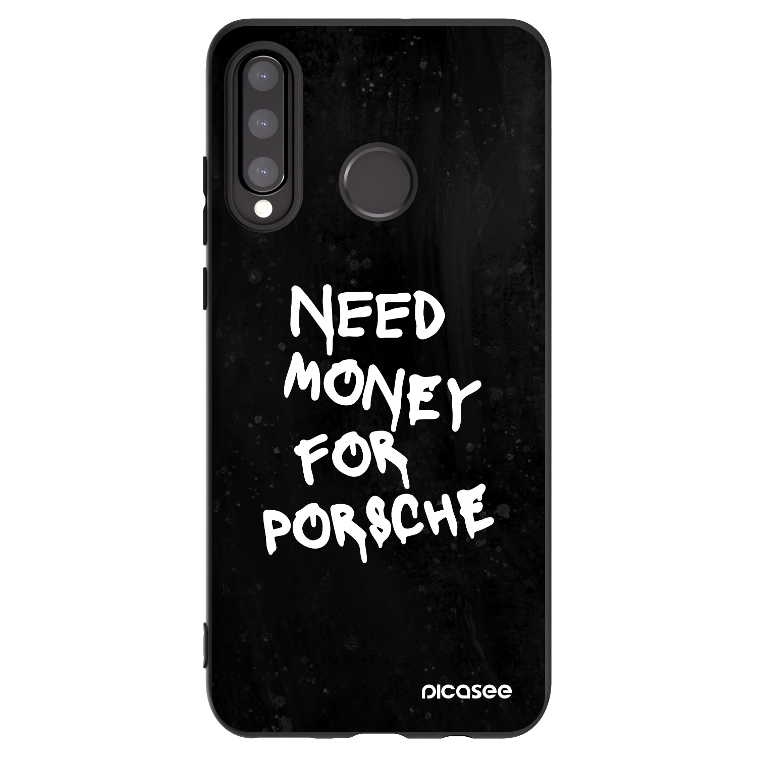Picasee silikónový čierny obal pre Huawei P30 Lite - Black Dollar