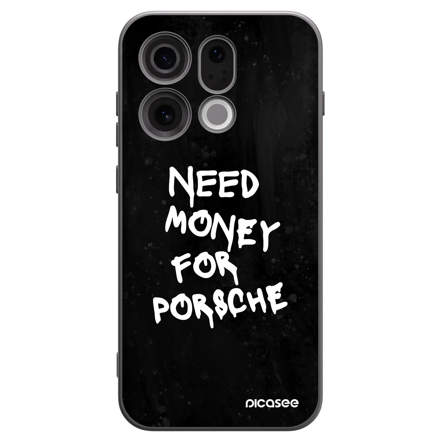 Picasee silikónový čierny obal pre OPPO Find X9 - Black Dollar
