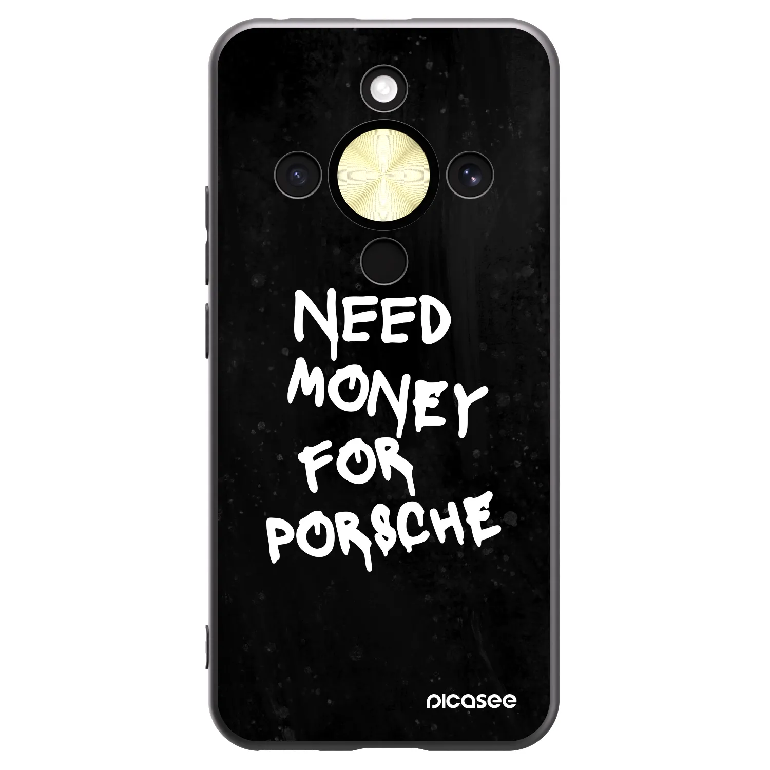 Picasee silikónový čierny obal pre Honor Magic8 Lite 5G - Black Dollar
