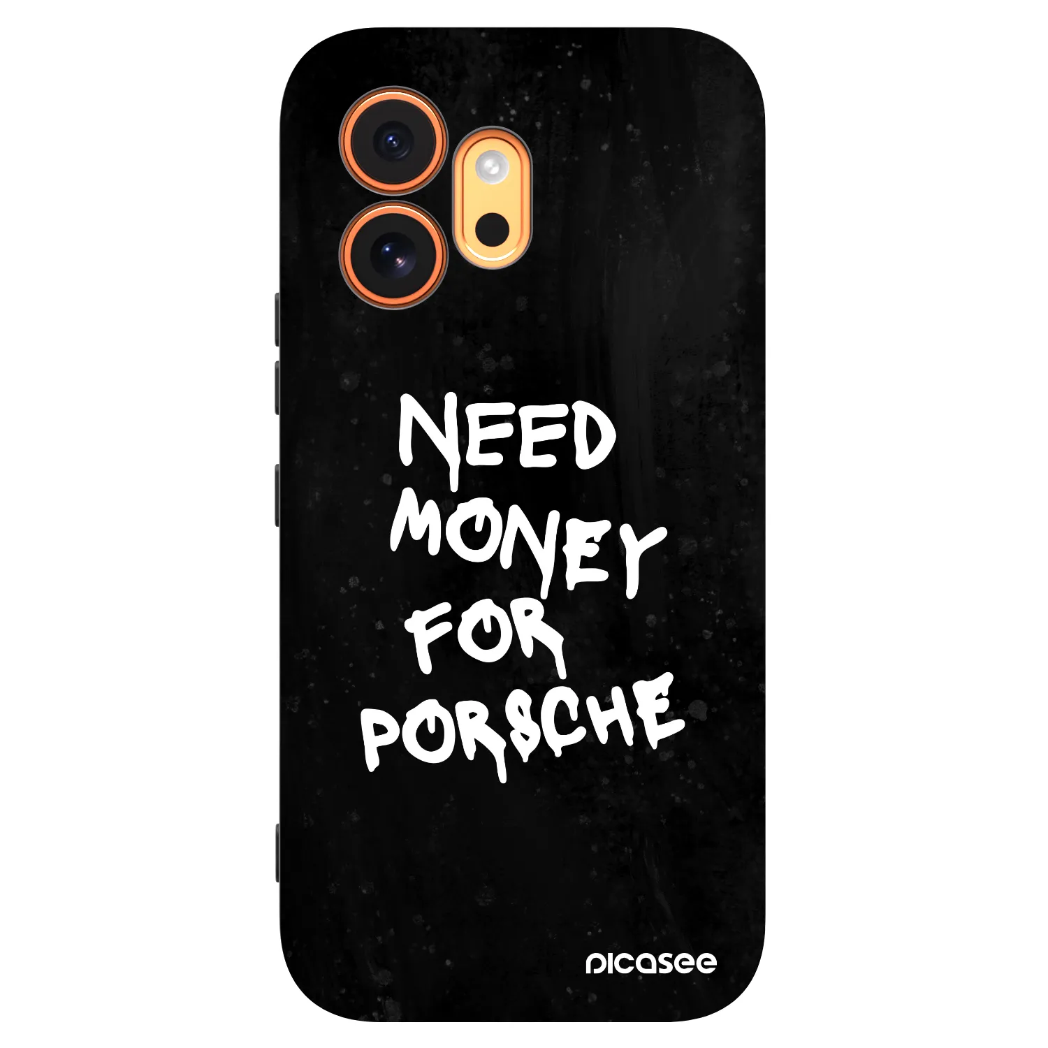 Picasee silikónový čierny obal pre Honor 600 - Black Dollar
