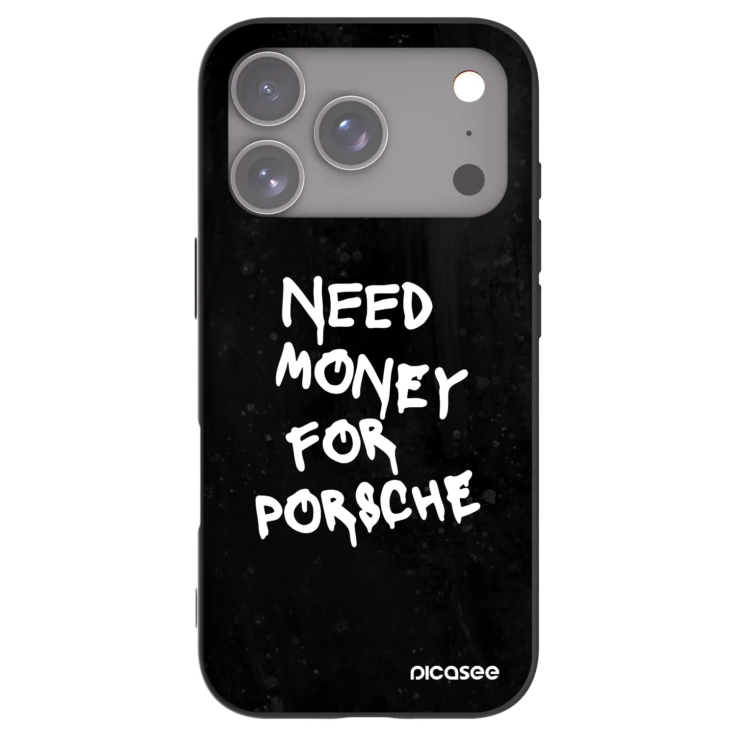 Picasee silikónový čierny obal pre Apple iPhone 18 Pro - Black Dollar