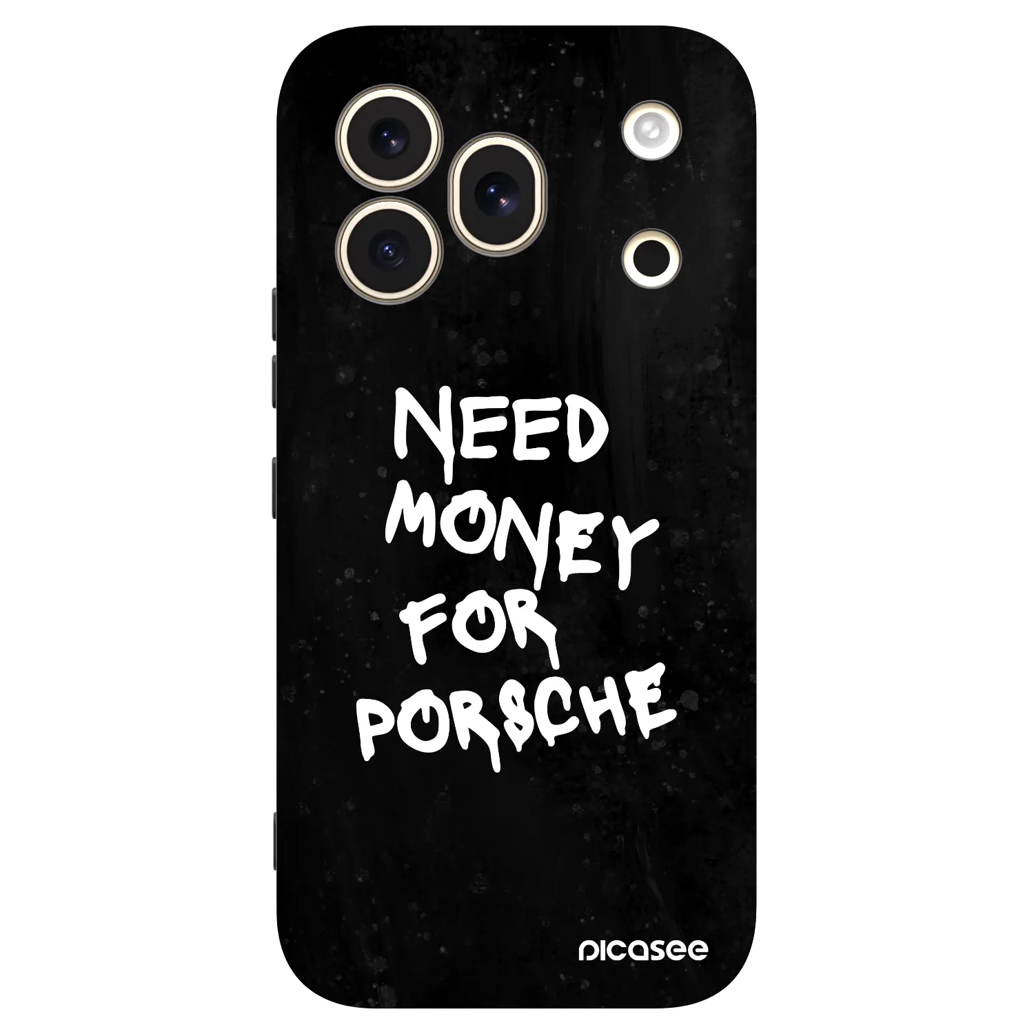 Picasee silikónový čierny obal pre Honor 600 Pro - Black Dollar