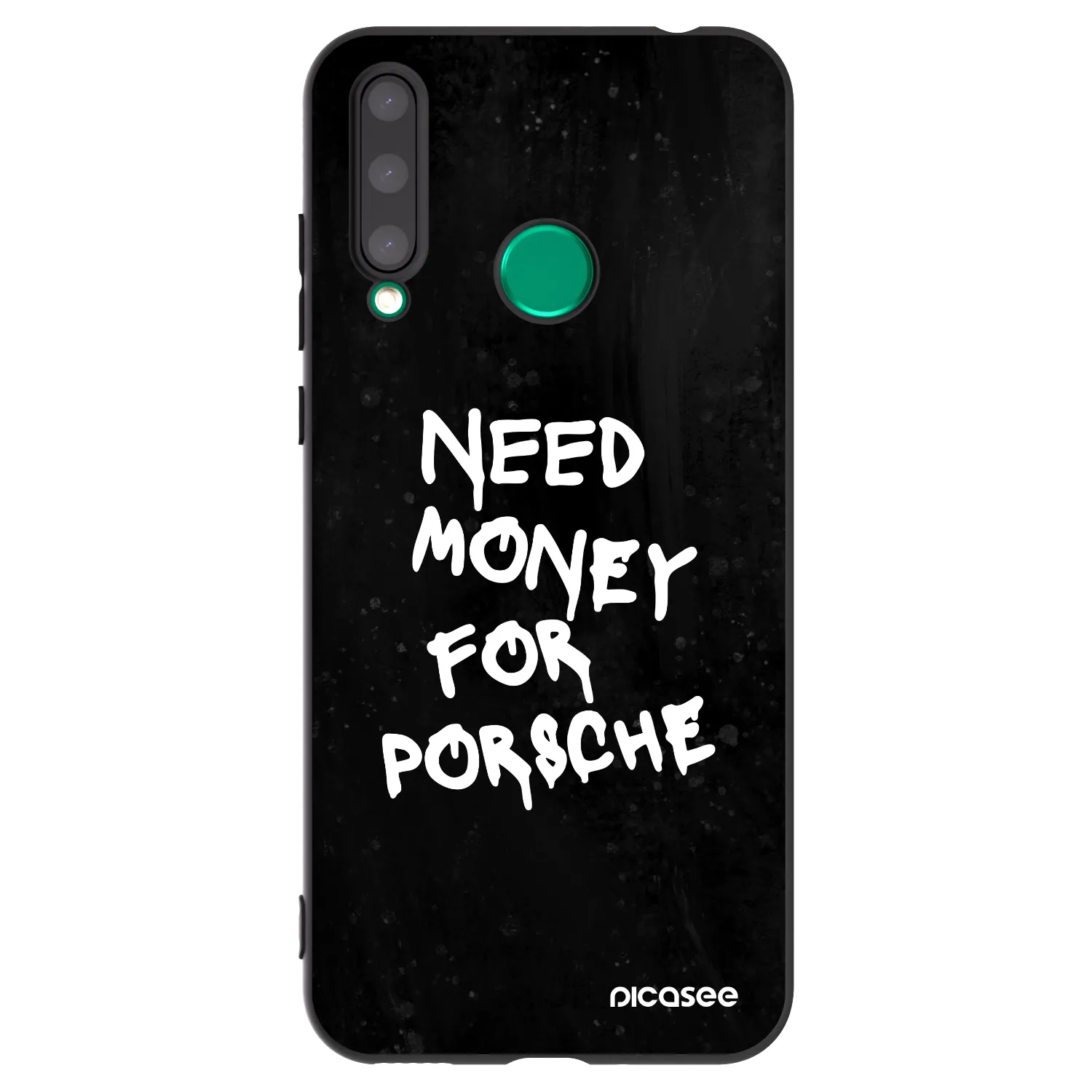 Picasee silikónový čierny obal pre Honor 20 Lite - Black Dollar