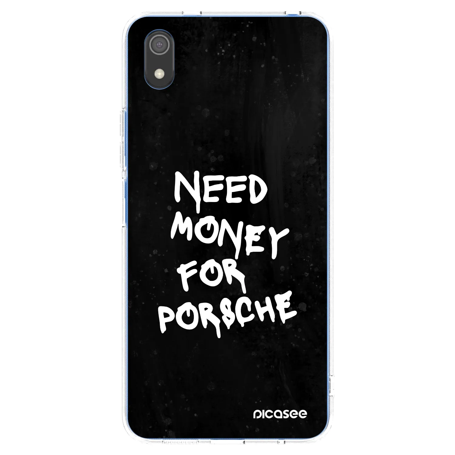 Picasee silikónový prehľadný obal pre Xiaomi Redmi 7A - Black Dollar