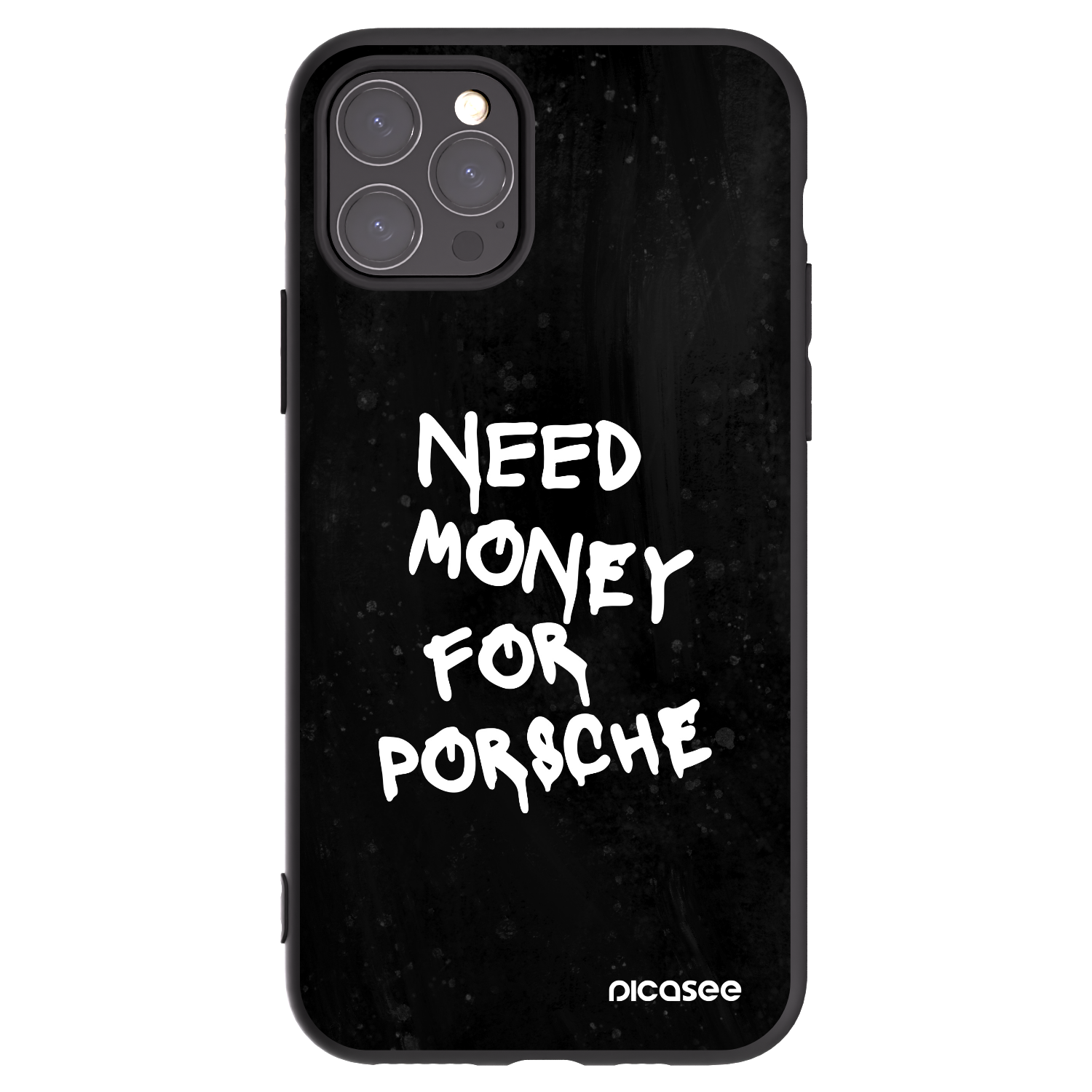 Picasee silikónový čierny obal pre Apple iPhone 11 Pro - Black Dollar