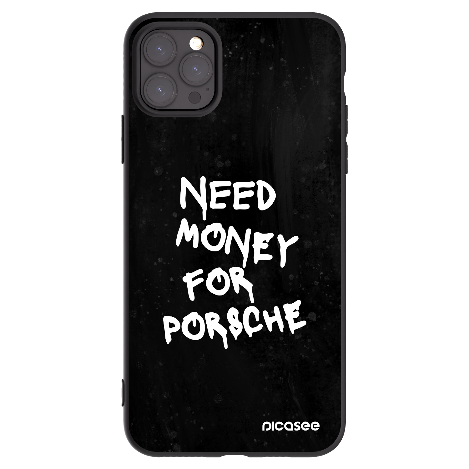 Picasee silikónový čierny obal pre Apple iPhone 11 Pro Max - Black Dollar