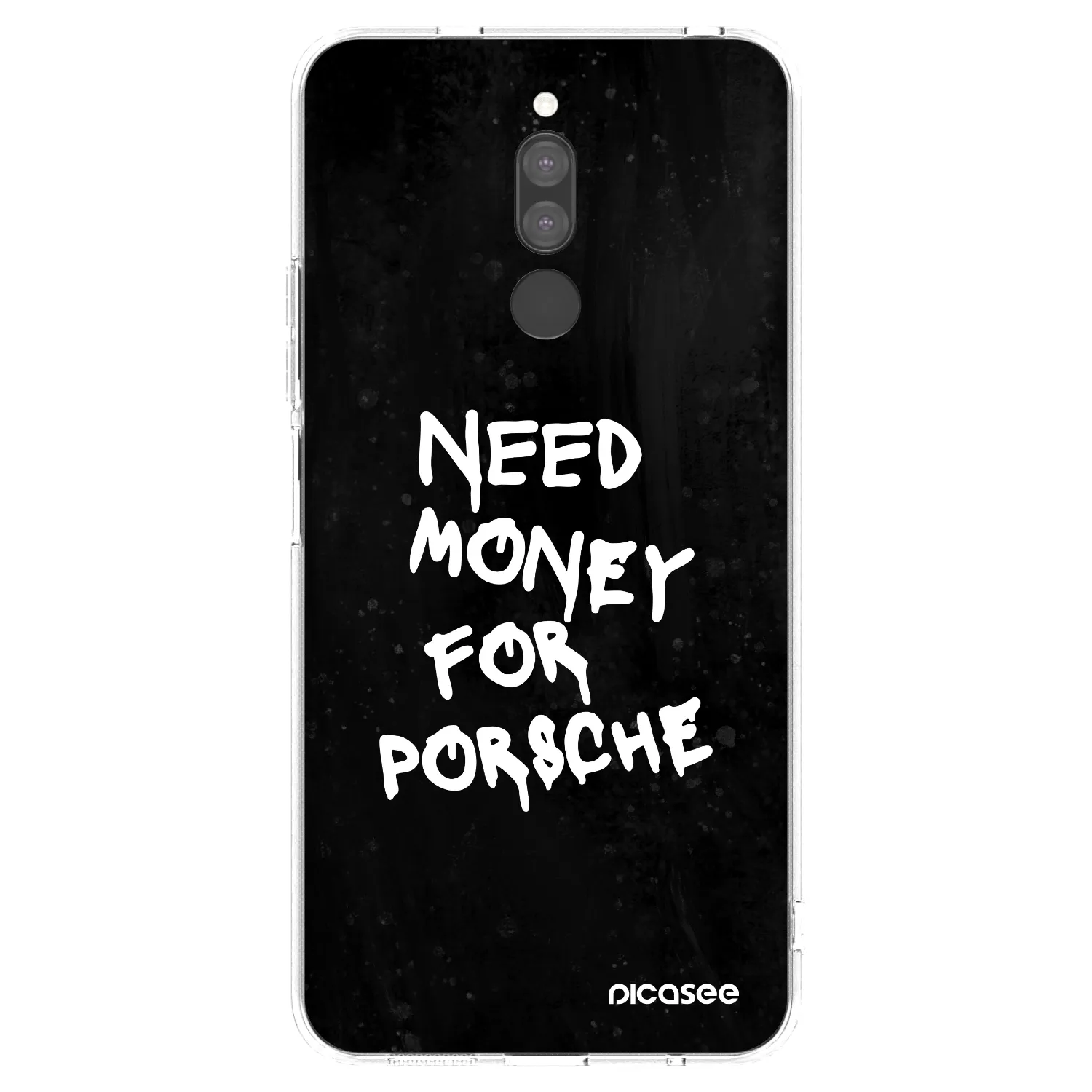 Picasee silikónový prehľadný obal pre Xiaomi Redmi 8 - Black Dollar