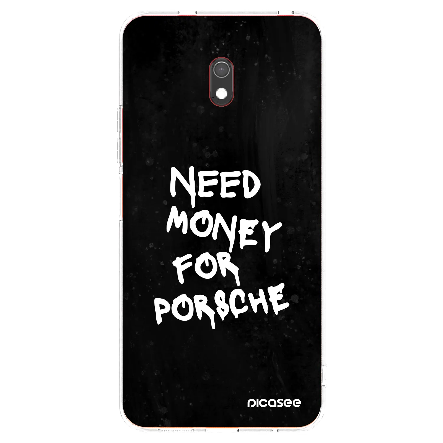 Picasee silikónový prehľadný obal pre Xiaomi Redmi 8A - Black Dollar