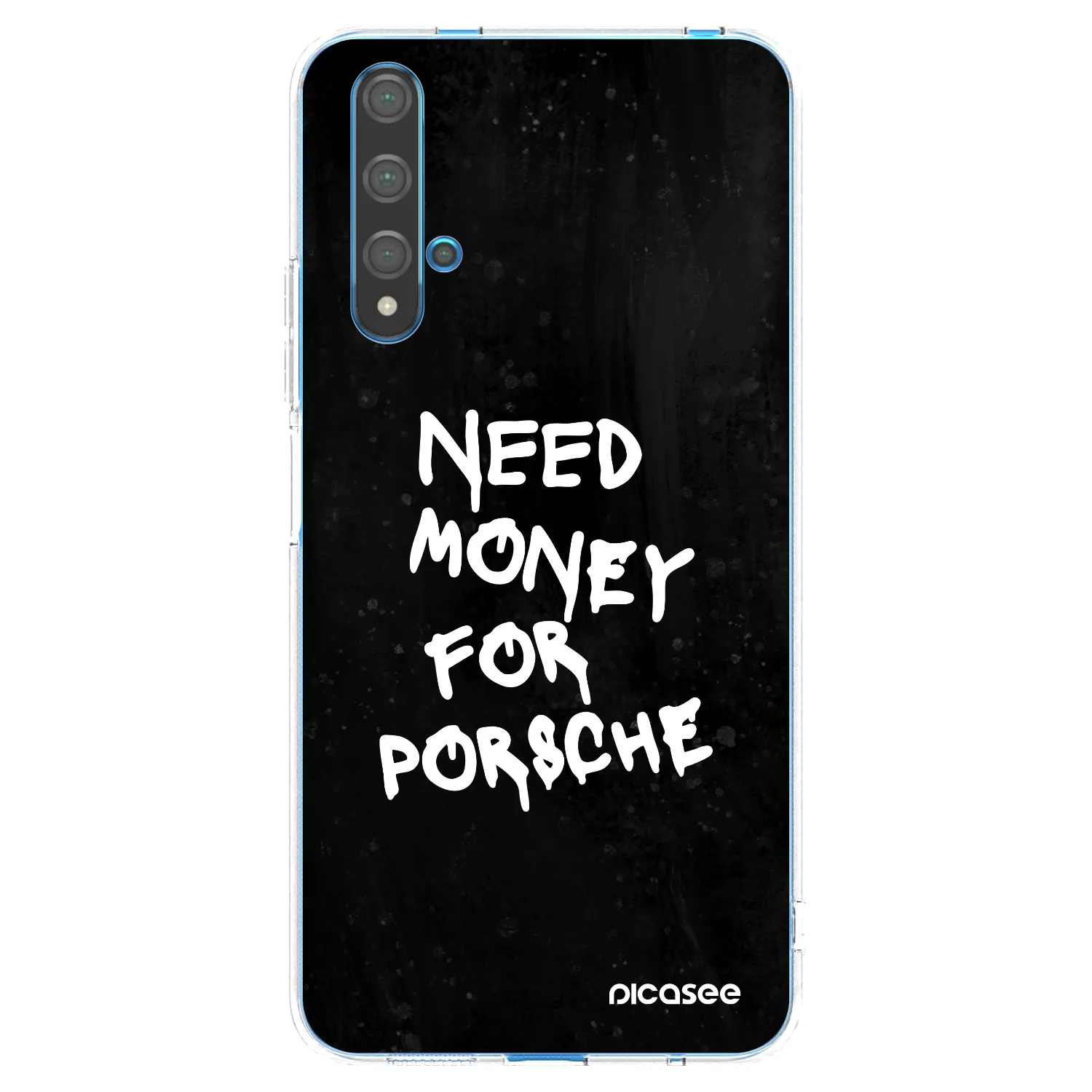 Picasee silikónový prehľadný obal pre Huawei Nova 5T - Black Dollar