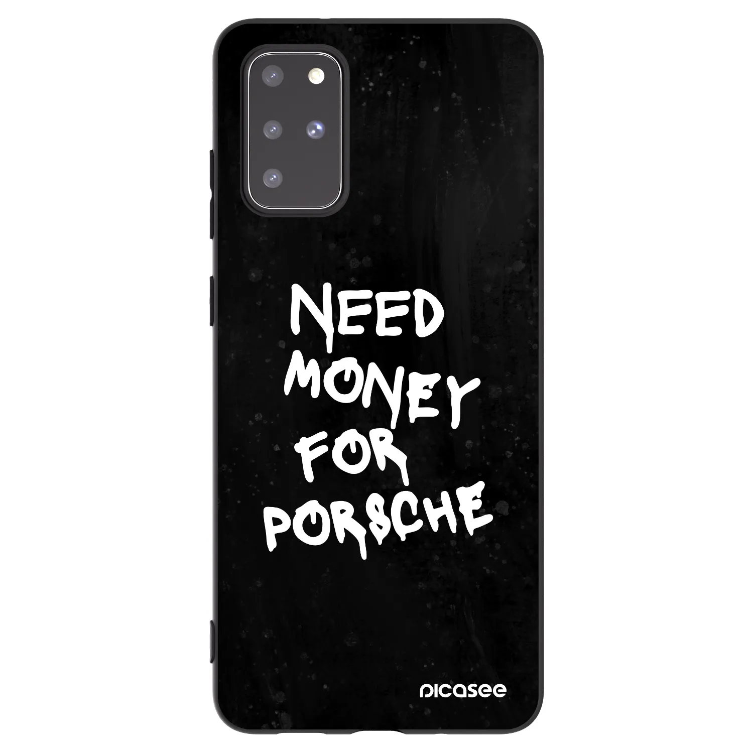Picasee silikónový čierny obal pre Samsung Galaxy S20+ G985F - Black Dollar