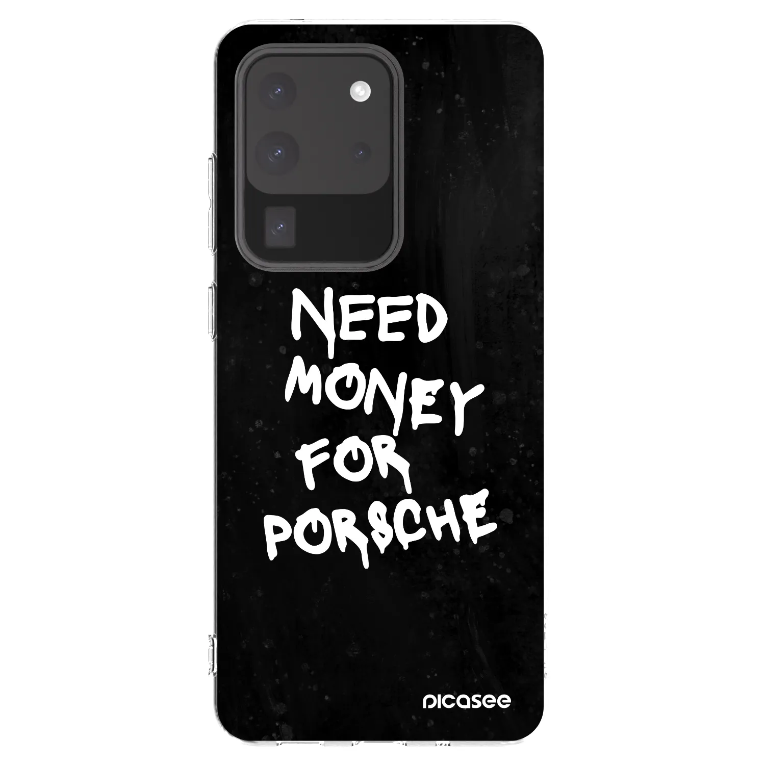 Picasee silikónový prehľadný obal pre Samsung Galaxy S20 Ultra 5G G988F - Black Dollar