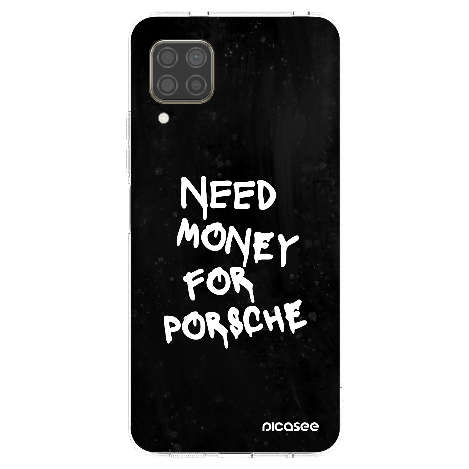 Picasee silikónový prehľadný obal pre Huawei P40 Lite - Black Dollar