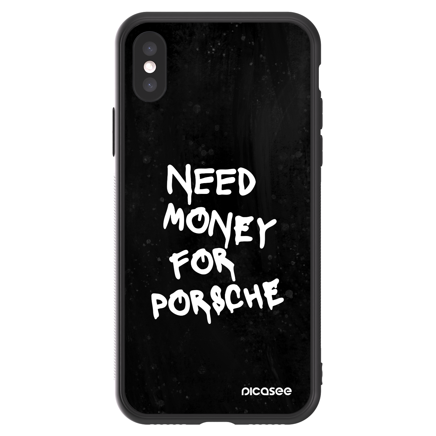 Picasee ULTIMATE CASE pro Apple iPhone X/XS - Black Dollar