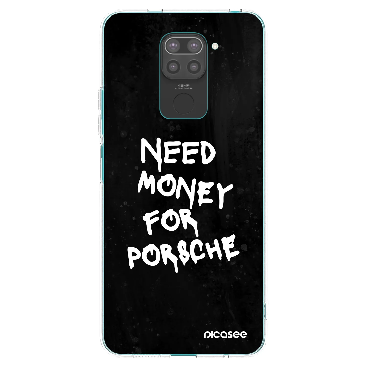 Picasee silikónový čierny obal pre Xiaomi Redmi Note 9 - Black Dollar