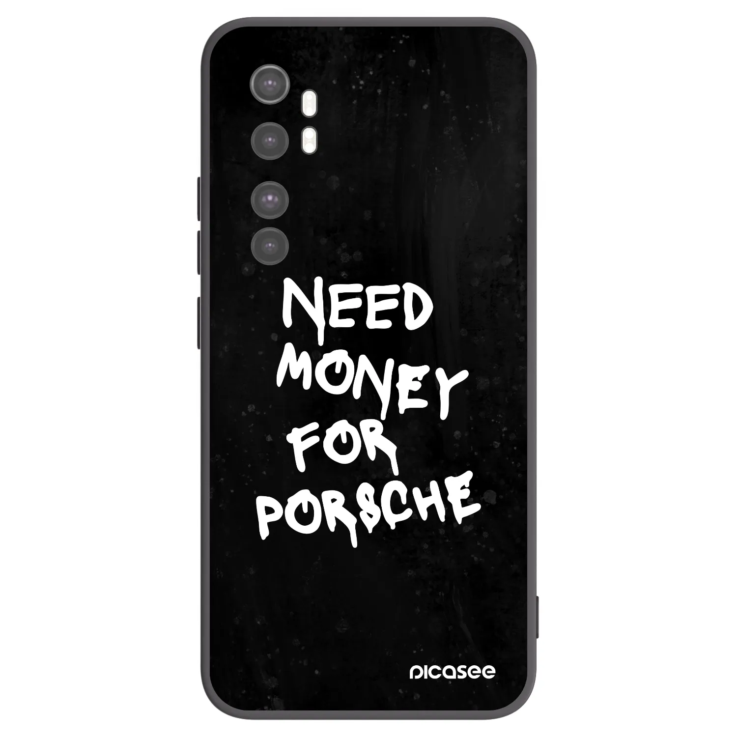 Picasee silikónový čierny obal pre Xiaomi Mi Note 10 Lite - Black Dollar