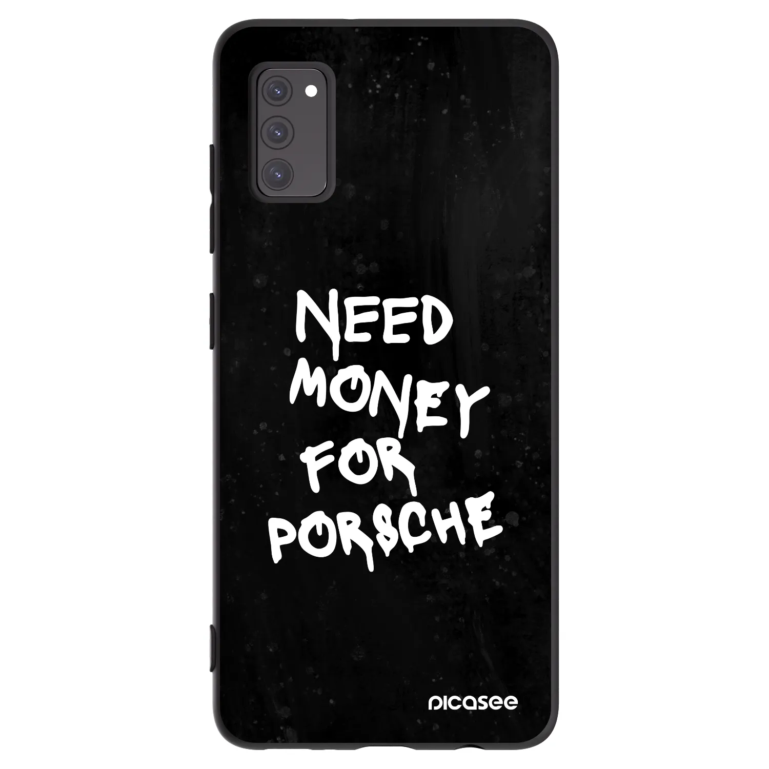 Picasee silikónový čierny obal pre Samsung Galaxy A41 A415F - Black Dollar