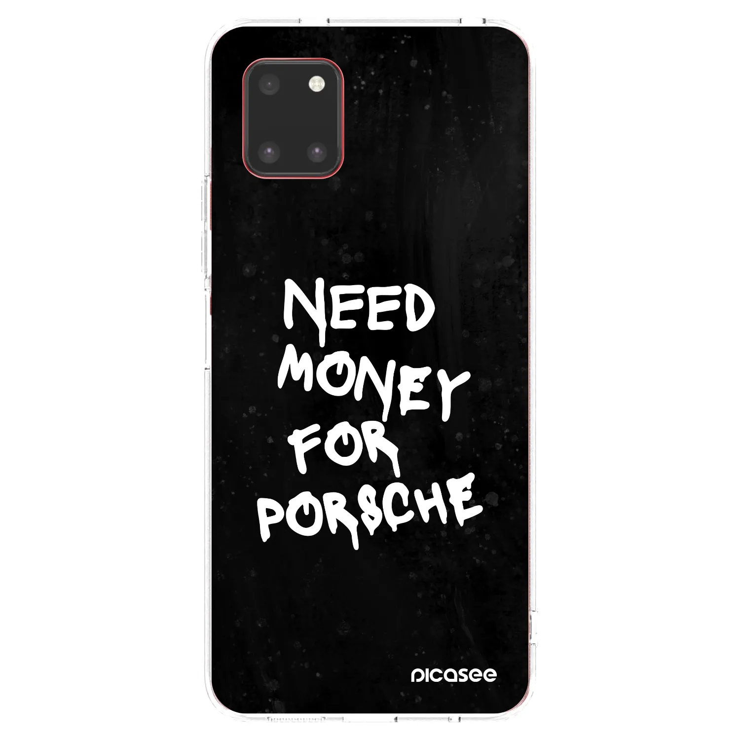 Picasee silikónový prehľadný obal pre Samsung Galaxy Note 10 Lite N770F - Black Dollar