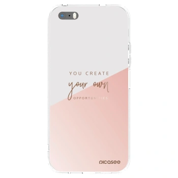 Picasee silikónový prehľadný obal pre Apple iPhone 5/5S/SE - Vytvor si svoju vlastnú príležitosť