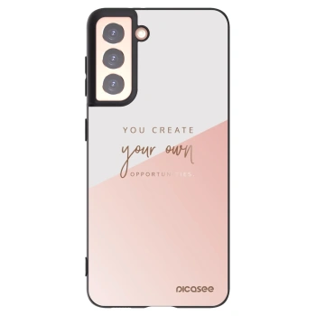 Picasee silikónový čierny obal pre Samsung Galaxy S21 5G G991B - Vytvor si svoju vlastnú príležitosť