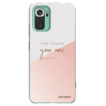 Picasee silikónový prehľadný obal pre Xiaomi Redmi Note 10 Pro - Vytvor si svoju vlastnú príležitosť