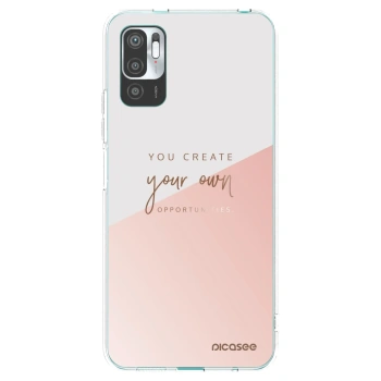 Picasee silikónový prehľadný obal pre Xiaomi Redmi Note 10 5G - Vytvor si svoju vlastnú príležitosť