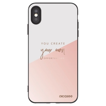 Picasee silikónový čierny obal pre Apple iPhone XS Max - Vytvor si svoju vlastnú príležitosť