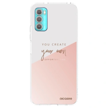 Picasee silikónový prehľadný obal pre Motorola Moto G60 - Vytvor si svoju vlastnú príležitosť