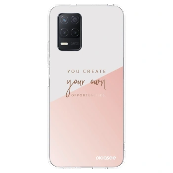 Picasee silikónový prehľadný obal pre Realme 8 5G - Vytvor si svoju vlastnú príležitosť