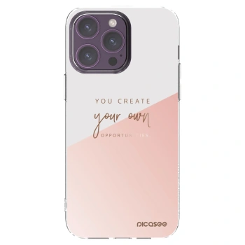 Picasee silikónový prehľadný obal pre Apple iPhone 14 Pro Max - Vytvor si svoju vlastnú príležitosť