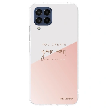Picasee silikónový prehľadný obal pre Samsung Galaxy M53 5G - Vytvor si svoju vlastnú príležitosť