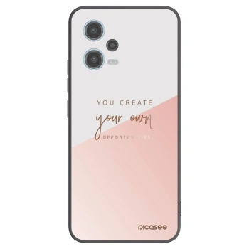 Picasee silikónový čierny obal pre Xiaomi Redmi Note 12 5G - Vytvor si svoju vlastnú príležitosť