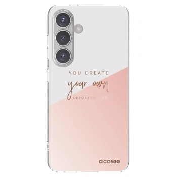 Picasee silikónový prehľadný obal pre Samsung Galaxy S24 S921B 5G - Vytvor si svoju vlastnú príležitosť