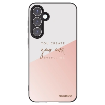 Picasee silikónový čierny obal pre Samsung Galaxy A55 5G A556B - Vytvor si svoju vlastnú príležitosť