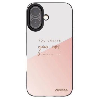 Picasee silikónový čierny obal pre Apple iPhone 16 - Vytvor si svoju vlastnú príležitosť