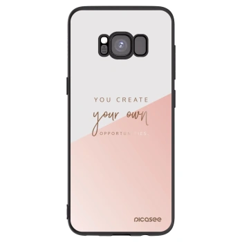Picasee silikónový čierny obal pre Samsung Galaxy S8 G950F - Vytvor si svoju vlastnú príležitosť