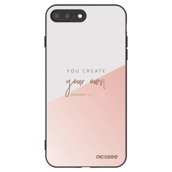 Picasee silikónový čierny obal pre Apple iPhone 8 Plus - Vytvor si svoju vlastnú príležitosť