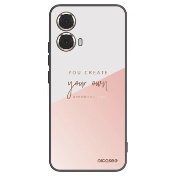 Picasee silikónový čierny obal pre Motorola Moto G85 - Vytvor si svoju vlastnú príležitosť