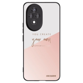Picasee silikónový čierny obal pre Honor 200 Pro 5G - Vytvor si svoju vlastnú príležitosť