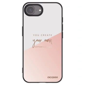 Picasee silikónový čierny obal pre Apple iPhone 16e - Vytvor si svoju vlastnú príležitosť