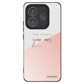 Picasee silikónový čierny obal pre Xiaomi Redmi Note 14 5G - Vytvor si svoju vlastnú príležitosť
