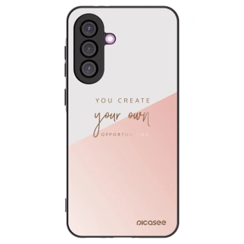 Picasee silikónový čierny obal pre Samsung Galaxy A56 5G A566B - Vytvor si svoju vlastnú príležitosť